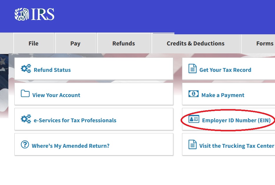 irs.gov Apply for an EIN Online USA : Internal Revenue Service - Trackstatus